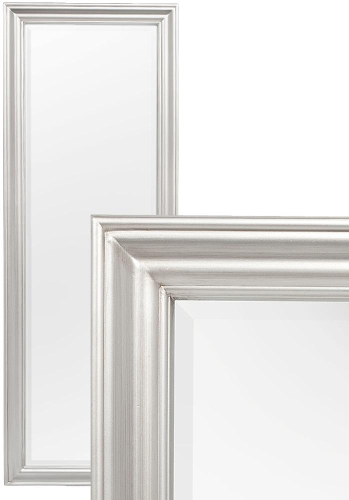 Spiegel ONDA Silver Brushed ca. 50x140cm Wandspiegel Badspiegel Facettenschliff Bild 1