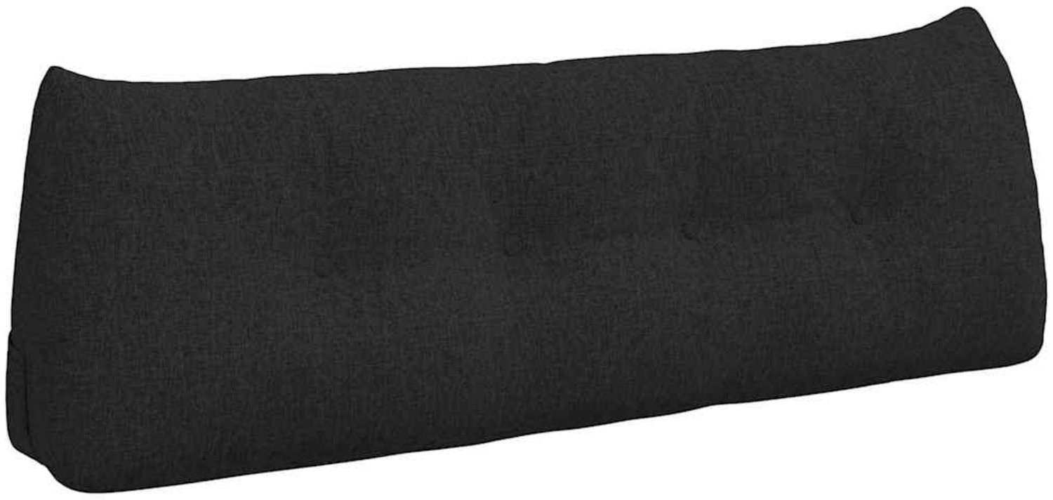vidaXL Rücken Kissen Schwarz 140 x 24 x 50 cm Stoff 42014501 Bild 1