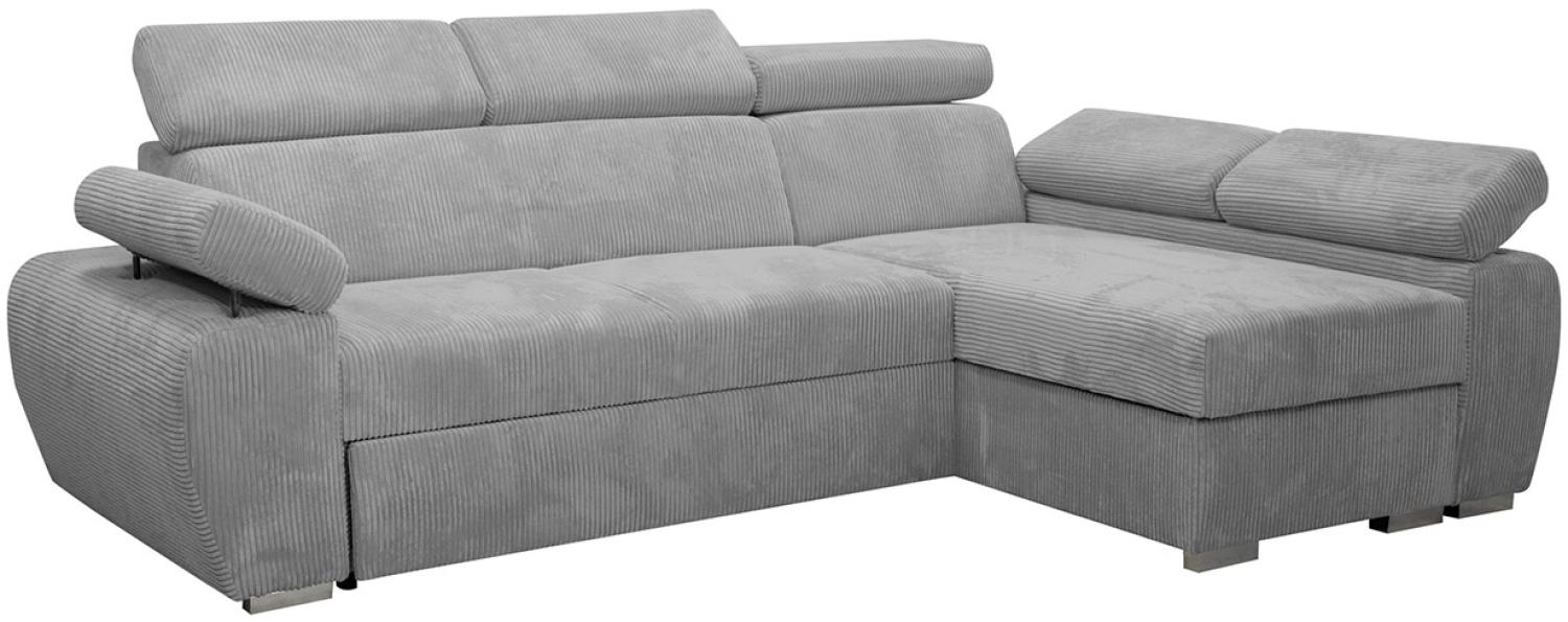 Ecksofa Boston Mini Premium Cord (Farbe: Poso 110, Seite: Rechts 2R+LC) Bild 1