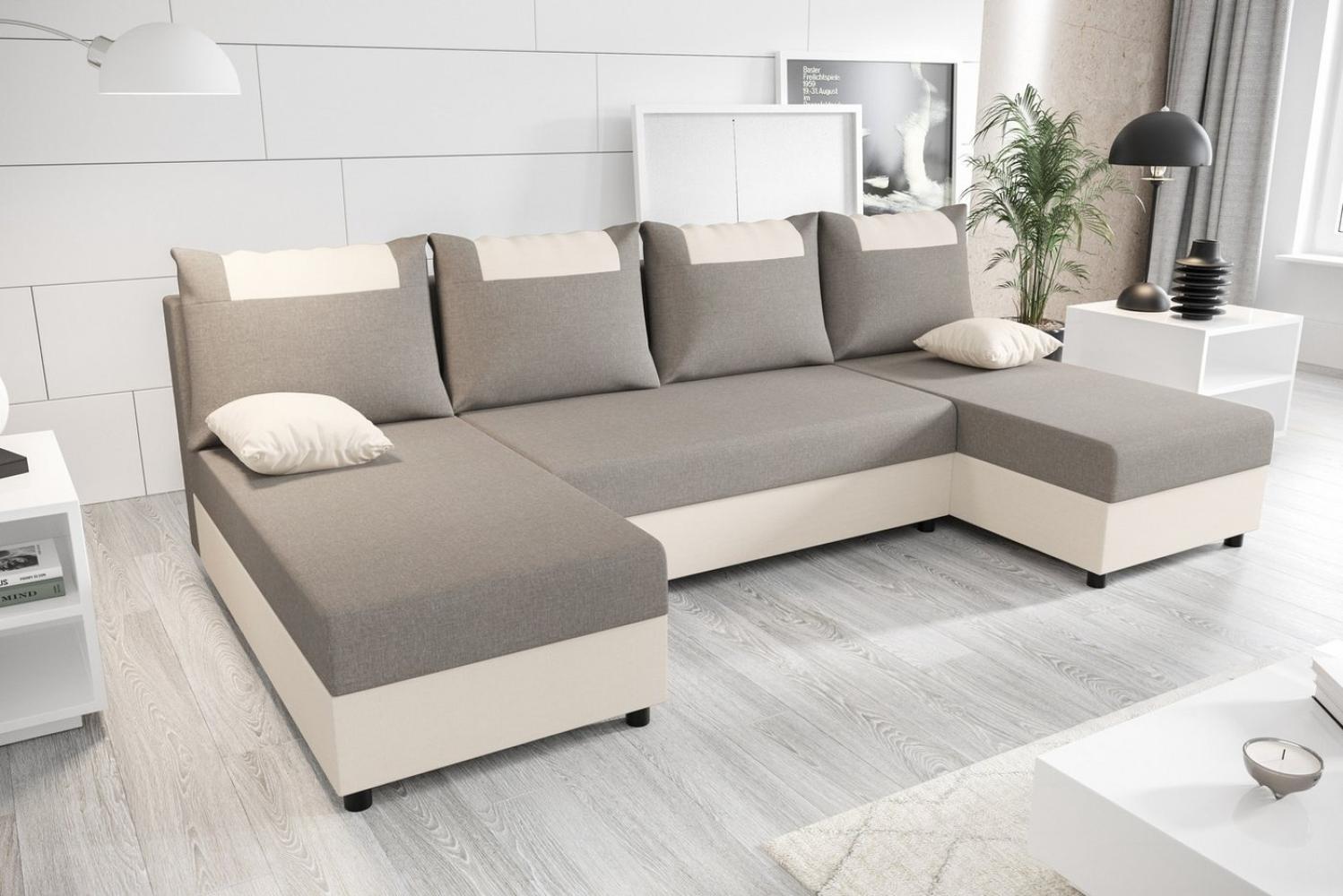 ALTDECOR Wohnlandschaft STARI-U, Couch mit Schlaffunktion, Wohnzimmer - Wohnlandschaft Bild 1