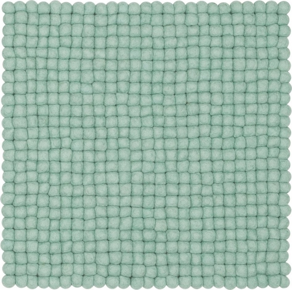 myfelt Stuhlkissen Filzkugel Sitzauflage eckig - 36x36 cm, 100% reiner Schurwolle, quadratisch, schmutzabweisend Bild 1