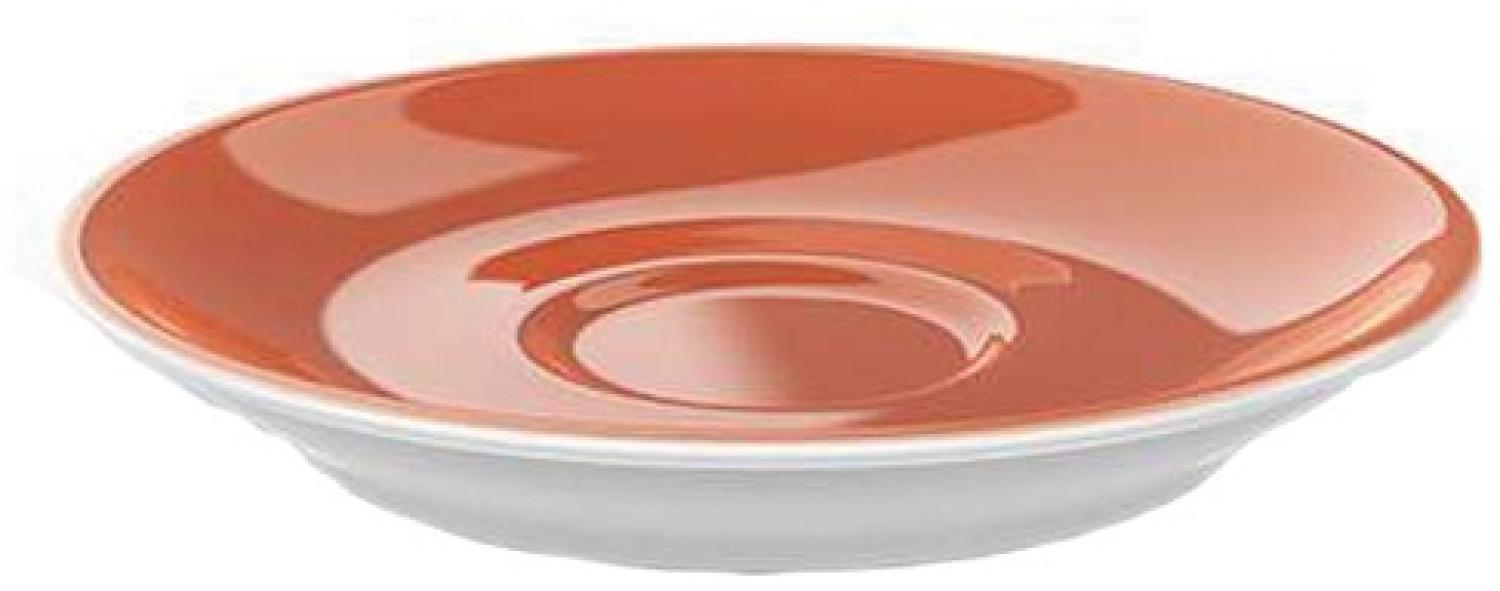 Dibbern Solid Color Papaya Espresso Untertasse Classico Bild 1