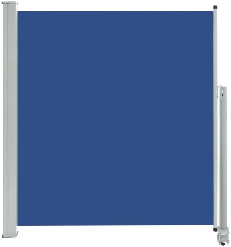 vidaXL Ausziehbare Seitenmarkise 140 x 300 cm Blau 48347 Bild 1