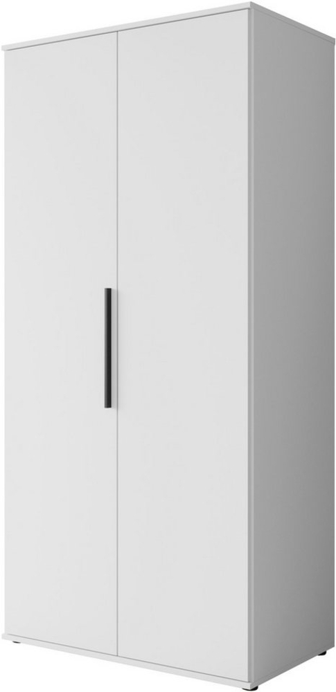 INOSIGN Kleiderschrank LAGOS Wäscheschrank, Garderobe, schwarze Griffe, Made in Europe Moderner Drehtürenschrank, FSC-zertifiziert, melaminbeschichtet Bild 1