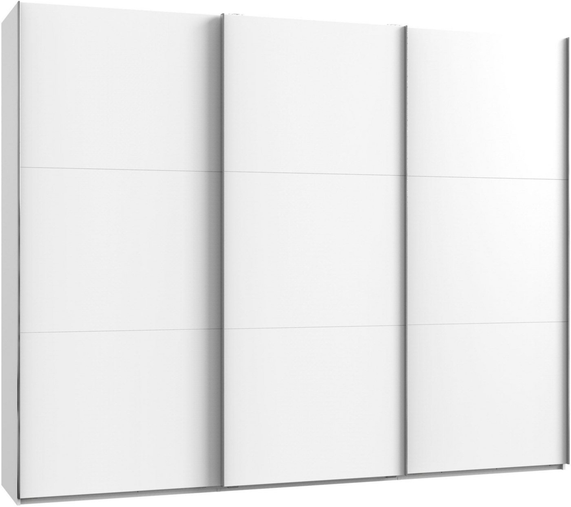 Schwebetürenschrank LEVEL 36 A, 300/236, ohne Spiegel/Schubladen, Weiß/Weiß Bild 1