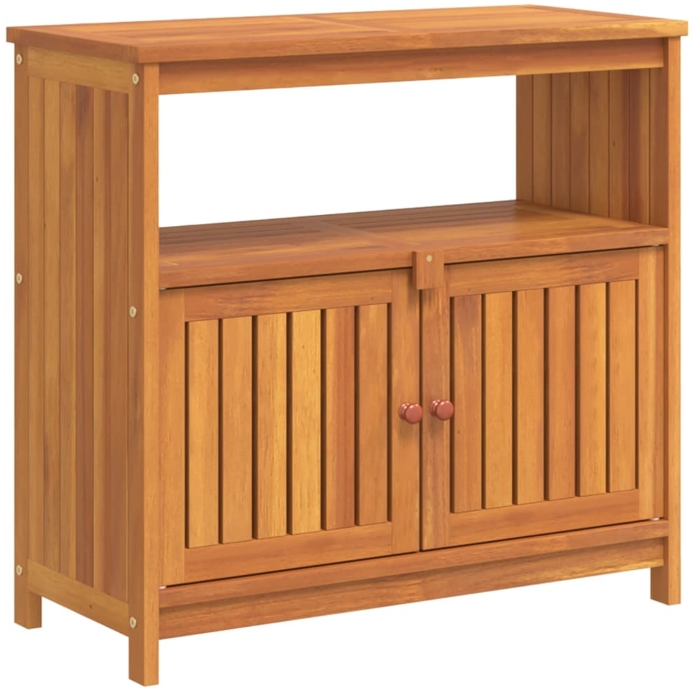 vidaXL Garten-Konsolentisch 80x35x75 cm Massivholz Akazie 319696 Bild 1