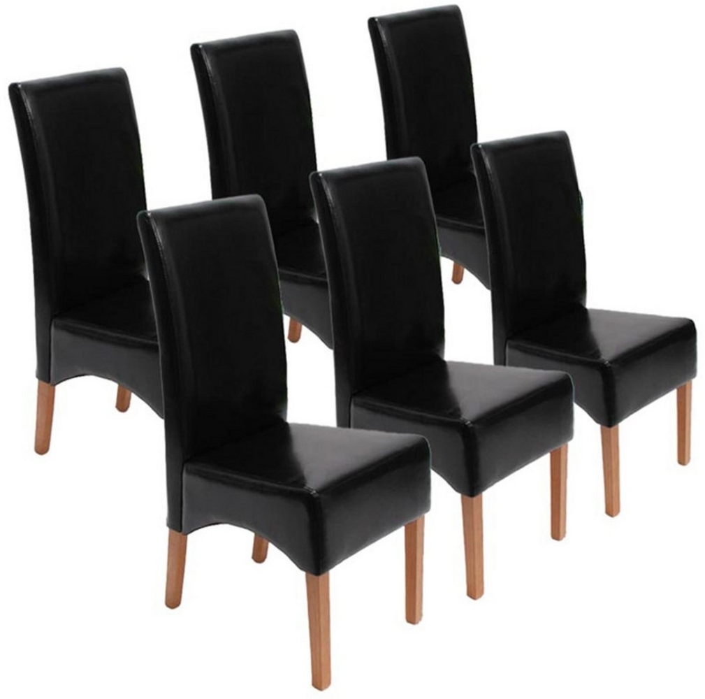 MCW Esszimmerstuhl Crotone-6 (Set, 6 St), 6er-Set, Abgerundete Ecken + Kanten, ca. 150 kg belastbar, gepolstert Bild 1