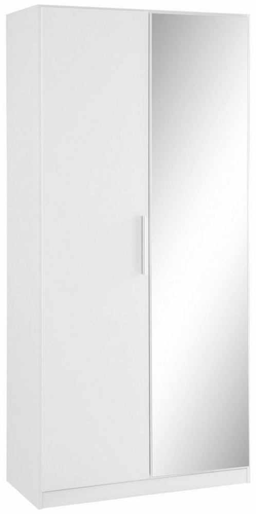 rauch Garderobenschrank Garderobe Drehtürenschrank Kleiderschrank Schrank Schuhschrank MINOSA Breite 91 cm, ausziehbare Kleiderstange 6 Schuhablagen MADE IN GERMANY Bild 1