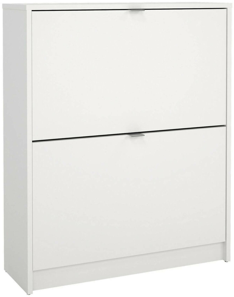 Dmora Schuhschrank Larry, Schuhregal, Mehrzweck-Eingangsgarderobe, Möbel für Schuhe, 70x24 h85 cm, Weiß Bild 1