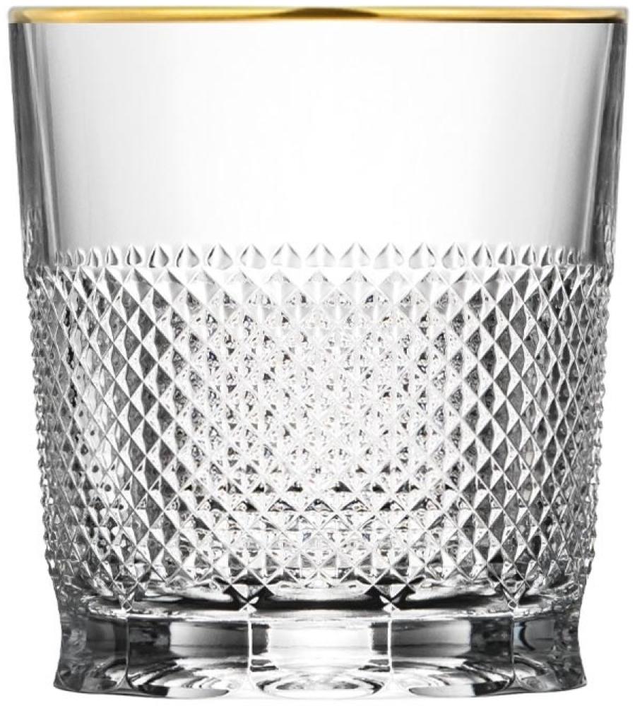 Whiskyglas Kristall Oxford Gold clear (9,3 cm) Bild 1