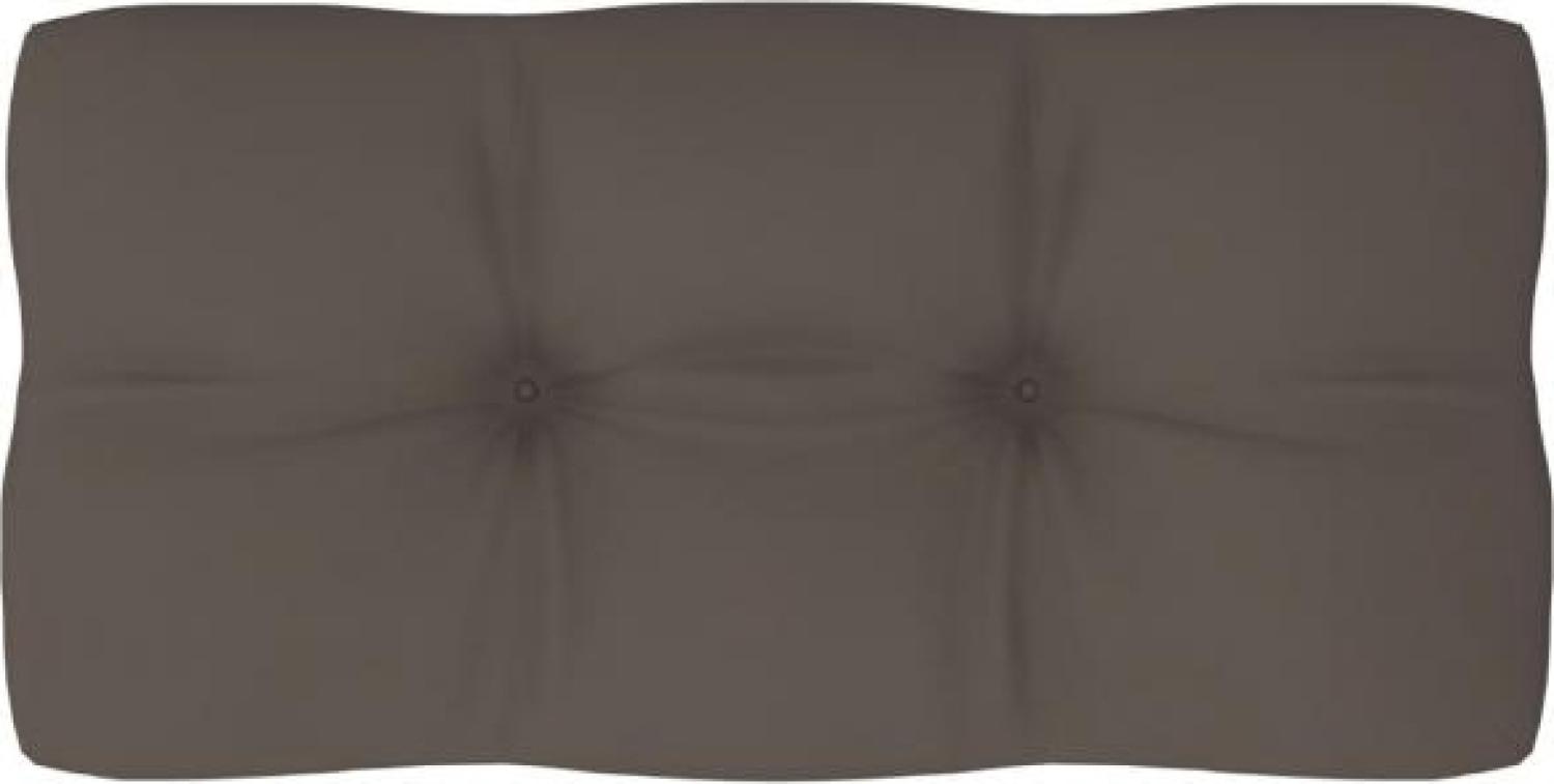 Palettensofa-Kissen Taupe 80 x 40 x 10 cm Bild 1