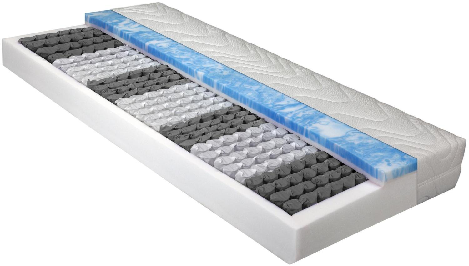 Taschenfederkernmatratze Pro Gel Perfect 80x200 cm H3 - 22 cm hoch 7 Zonen Bild 1