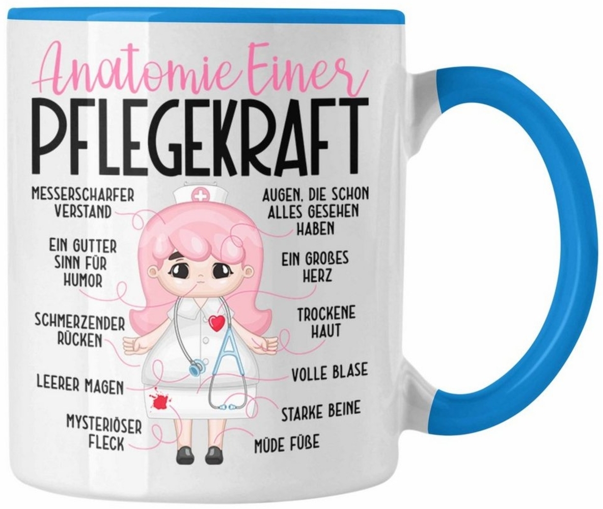 Trendation Tasse Pflegefachkraft Tasse Geschenk Anatomie Einer Pflege Frauen Pflegerin Bild 1