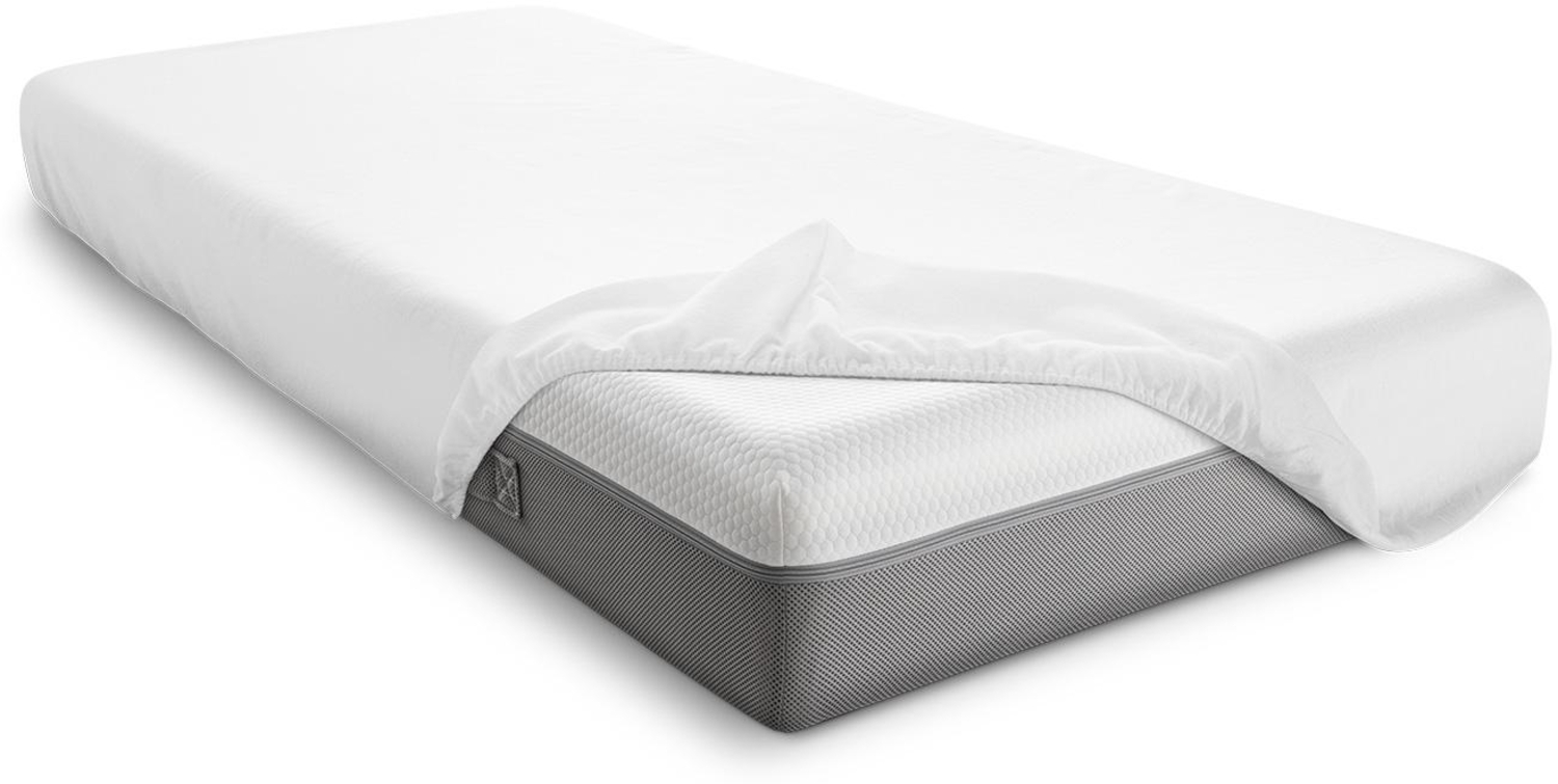 Sleezzz Vital wasserdichtes Molton Spannbettlaken mit antibakterieller Silber Veredelung 160 x 200 cm Bild 1