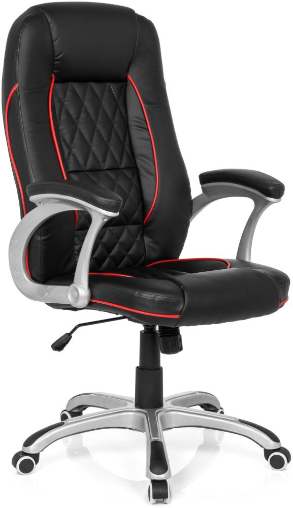 MyBuero Gamingstuhl RELAX AB100 Kunstleder Schwarz/Rot Bild 1