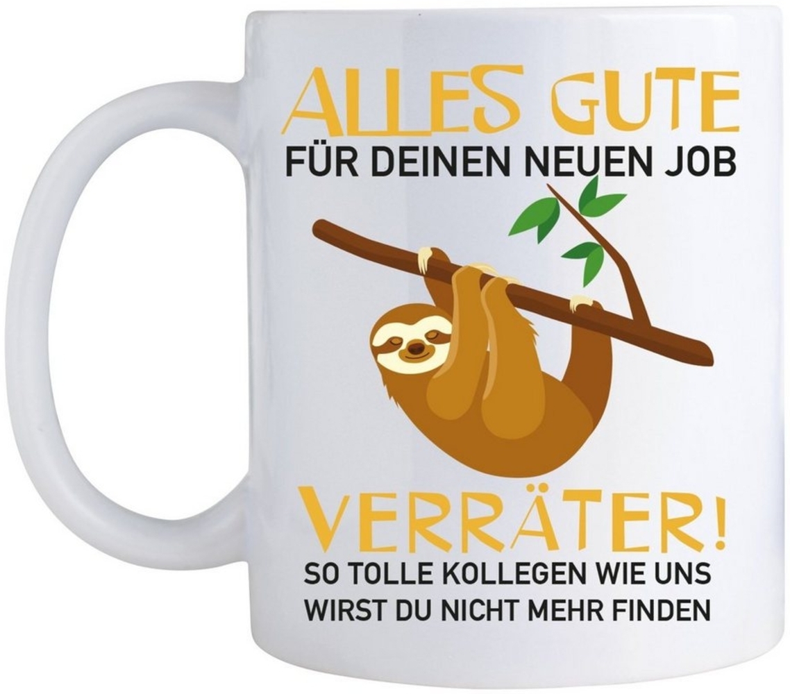 Giftandprint Tasse Abschiedsgeschenke für Kollegen, Geschenk Kollegin Jobwechsel, Beidseitig, Mikrowellen-/Spülmaschinengeeignet, ink. Geschenkbox Bild 1