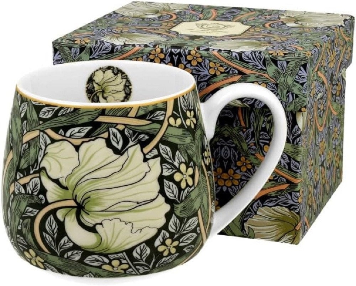 DUO ART GALLERY Fassbecher 430 ml PIMPERNEL New Bone China Porzellan Bild 1