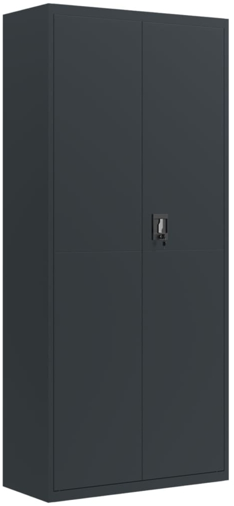 vidaXL Aktenschrank Anthrazit 90x40x200 cm Stahl 339763 Bild 1