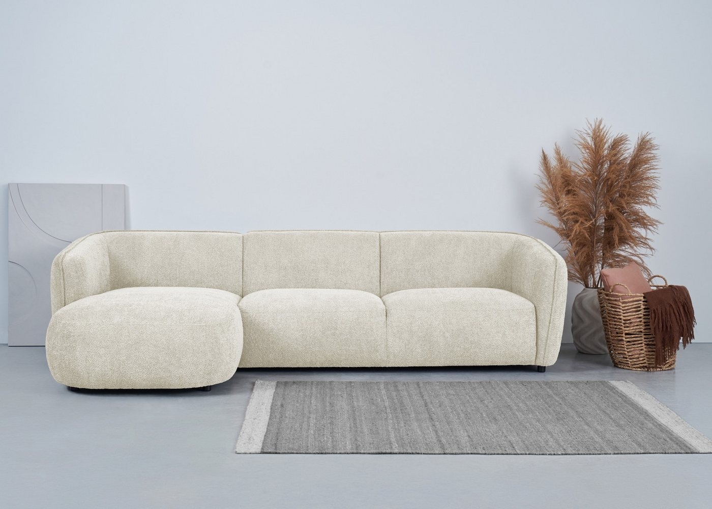 andas Ecksofa Ostrup, schlichtes modernes Design, in verschiedenen Farben Bild 1