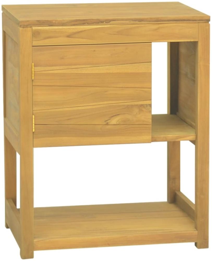 vidaXL Badschrank 60x40x75 cm Massivholz Teak 338237 Bild 1