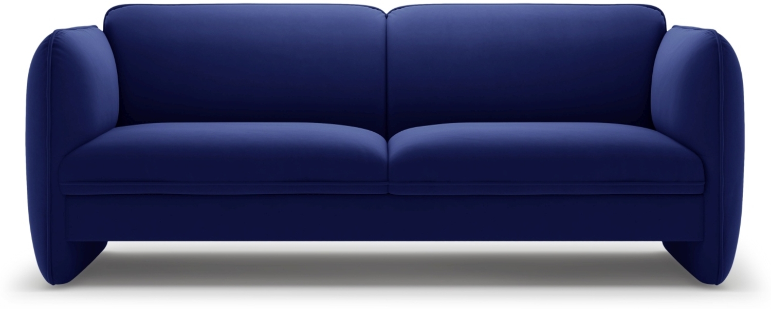 Micadoni Sofa Georgia 3-Sitzer Samt Kobalt Bild 1
