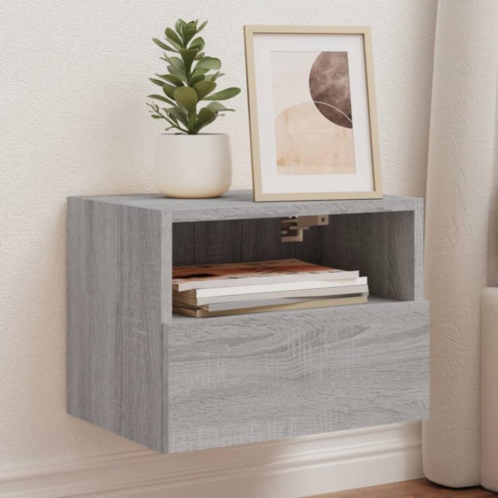 vidaXL TV-Wandschränke 2 Stk. Grau Sonoma 40x30x30 cm Holzwerkstoff 836851 Bild 1