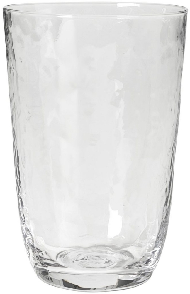 Broste Copenhagen HAMMERED Trinkglas 4tlg. klar 0,5 l Bild 1