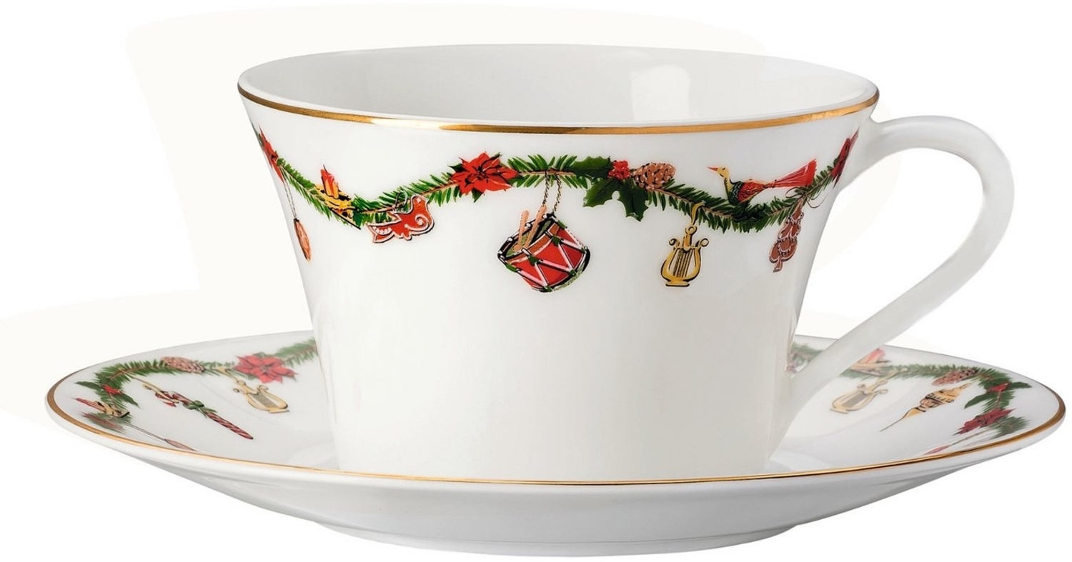 Hutschenreuther Tasse Nora Christmas Tee-/Cappuccinotasse 2tlg, Porzellan Bild 1