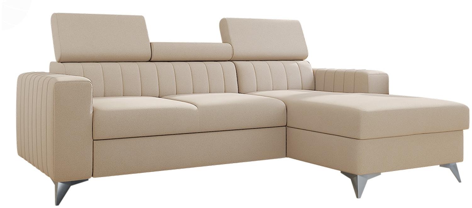 Ecksofa Kiarge (Farbe: Mono 232, Seite: Rechts 2R+LC) Bild 1