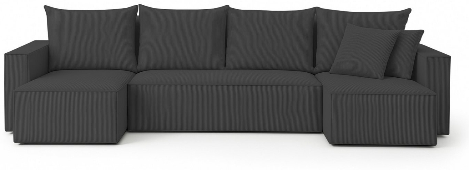 NEXT COLLECTION Ecksofa VELO U, Funktion Schlafen, Behälter für Bettzeug, lose Zierkissen mit Reißverschlüssen Bild 1