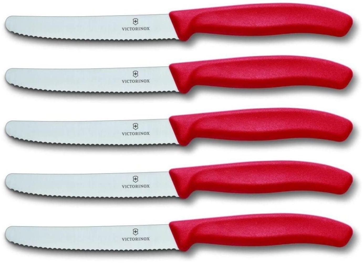 Victorinox | Swissclassic Gemüse- und Tomatenmesser Set | Wellenschliff | ergonomischer Griff | spülmaschinengeeignet | vielseitig und langlebig Bild 1