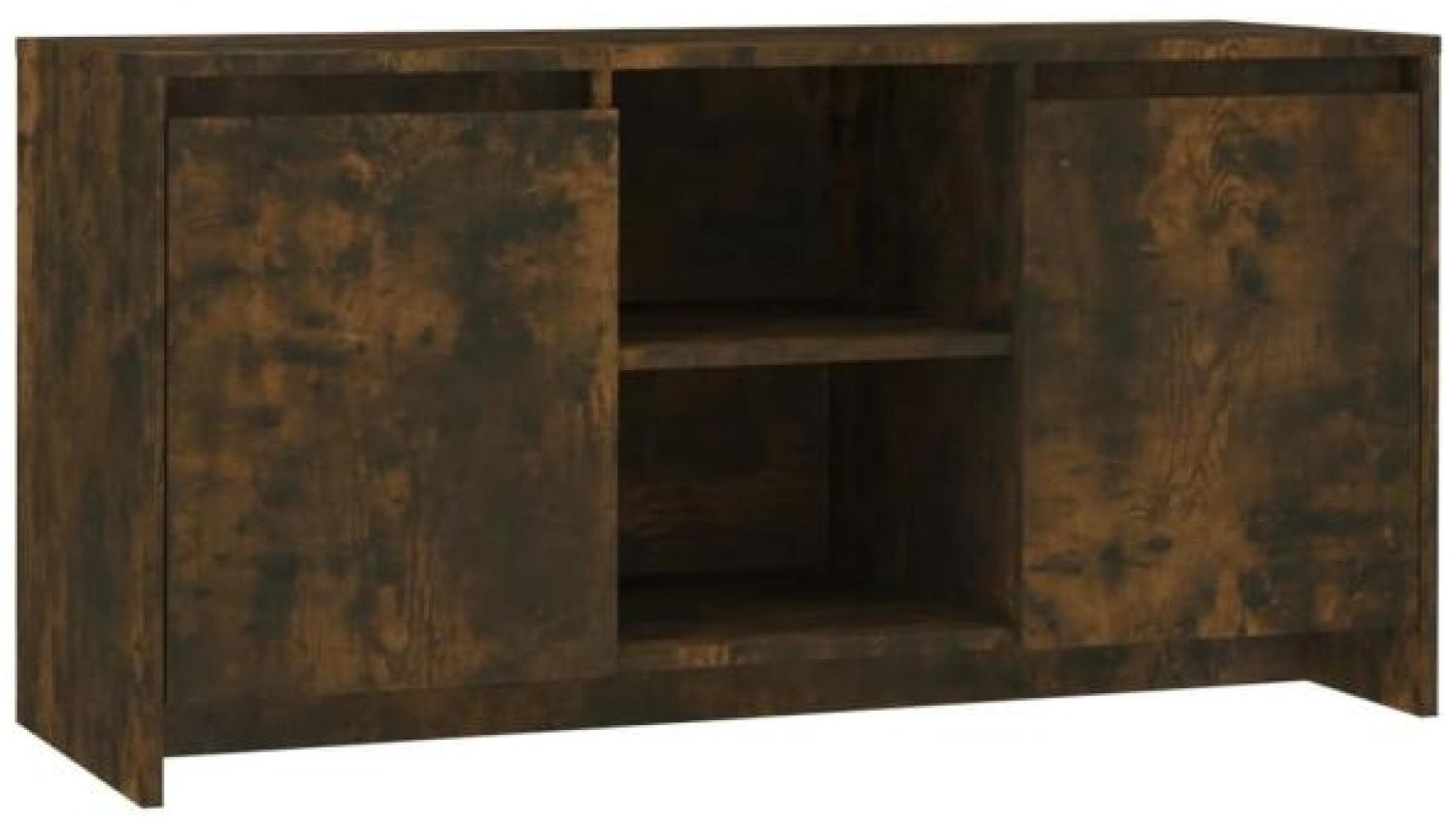 TV-Schrank Räuchereiche 102 x 37,5 x 52,5 cm Spanplatte [813020] Bild 1