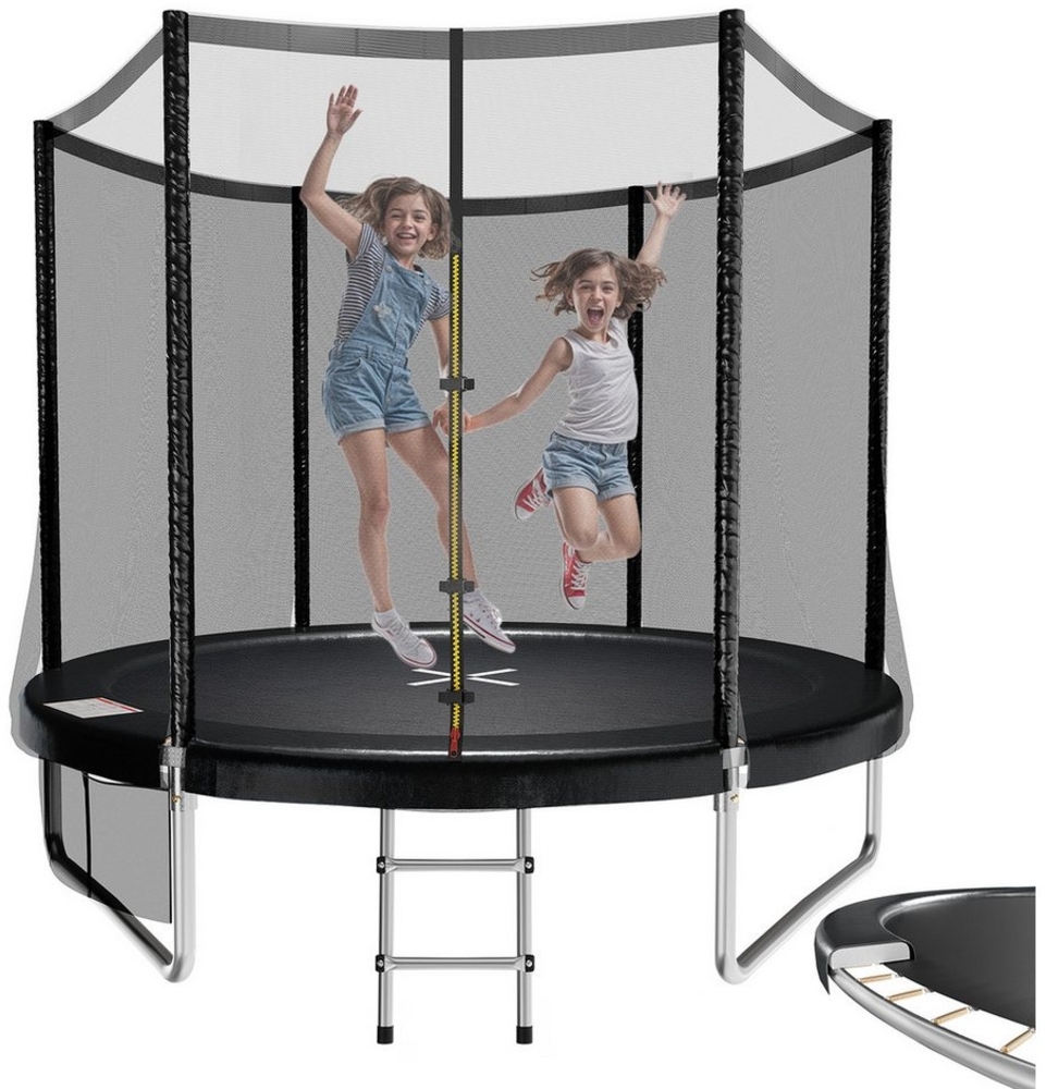 HOMALL Gartentrampolin Ø 228 cm Kindertrampolin Outdoor Trampolin, (Mit Sicherheitsnetz, Sprungtuch und Leiter Ø228/305/366CM) Bild 1