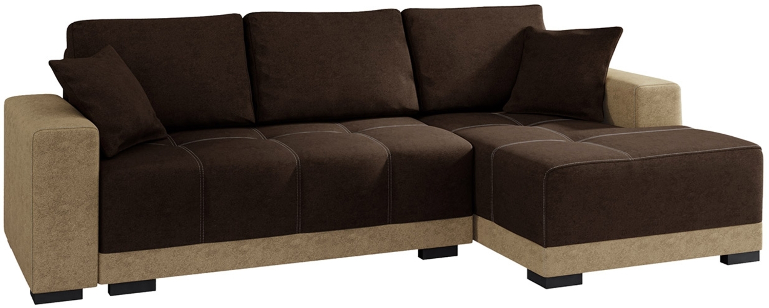 Ecksofa Dallas, Seite: Rechts, Farbe: Alova 07 + Alova 68 Bild 1