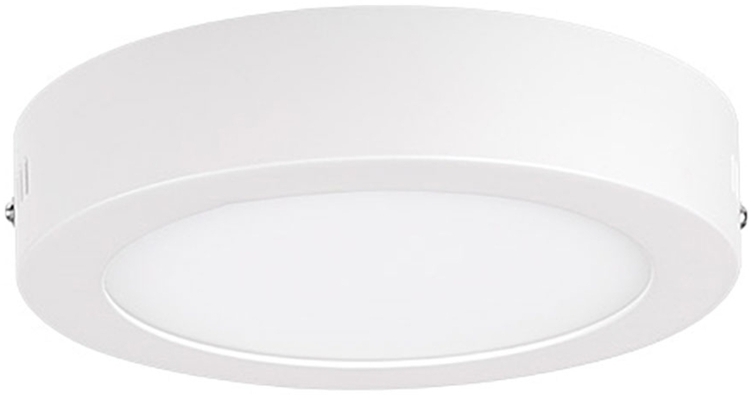 LED Deckenleuchte, Aluminium creme, D 17 cm Bild 1