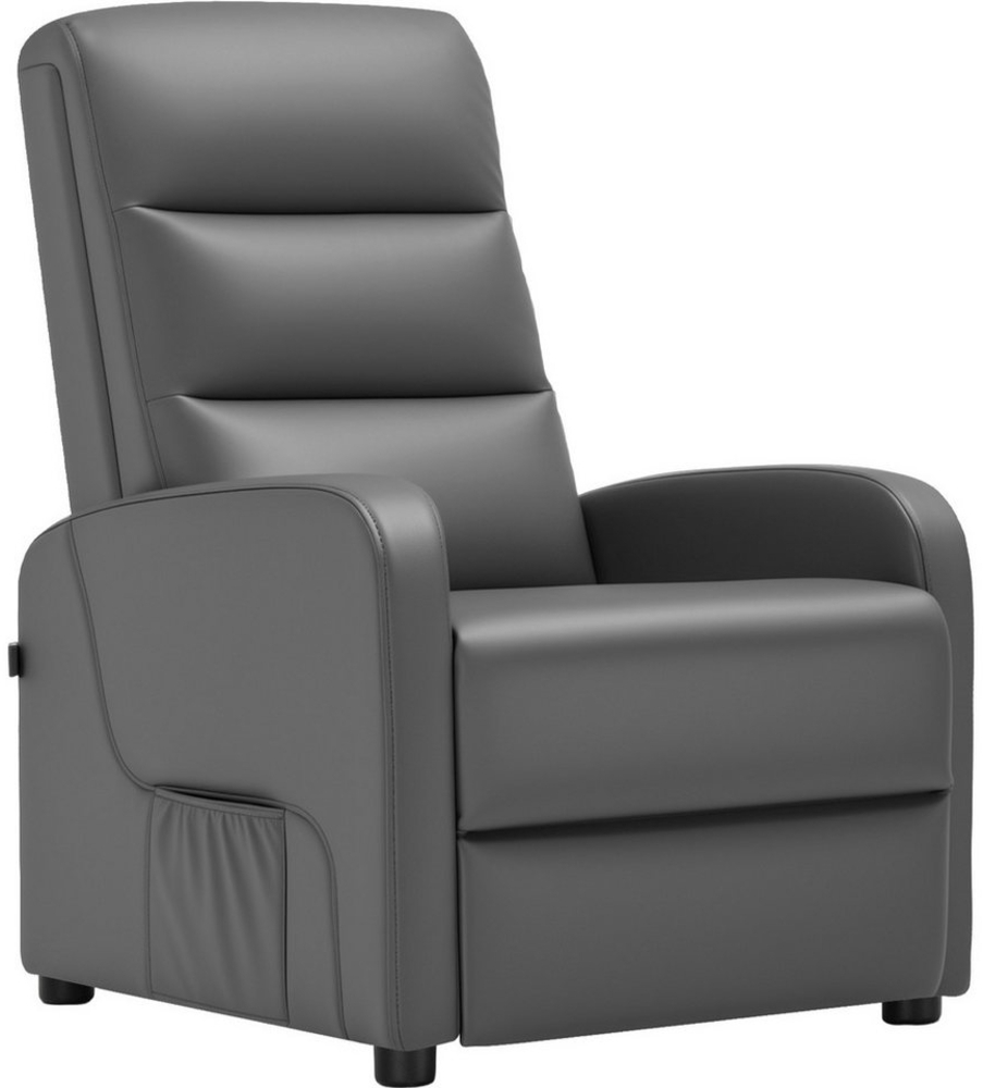 COMHOMA Relaxsessel Fernsehsessel mit Verstellbarer Rückenlehne bis 160° mit Federkissen Bild 1