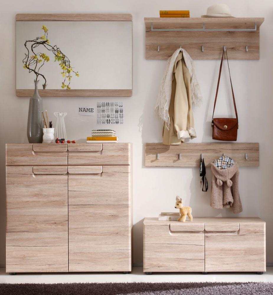 Garderobe Set Malea Eiche San Remo 5-teilig 198 x 188 cm Bild 1