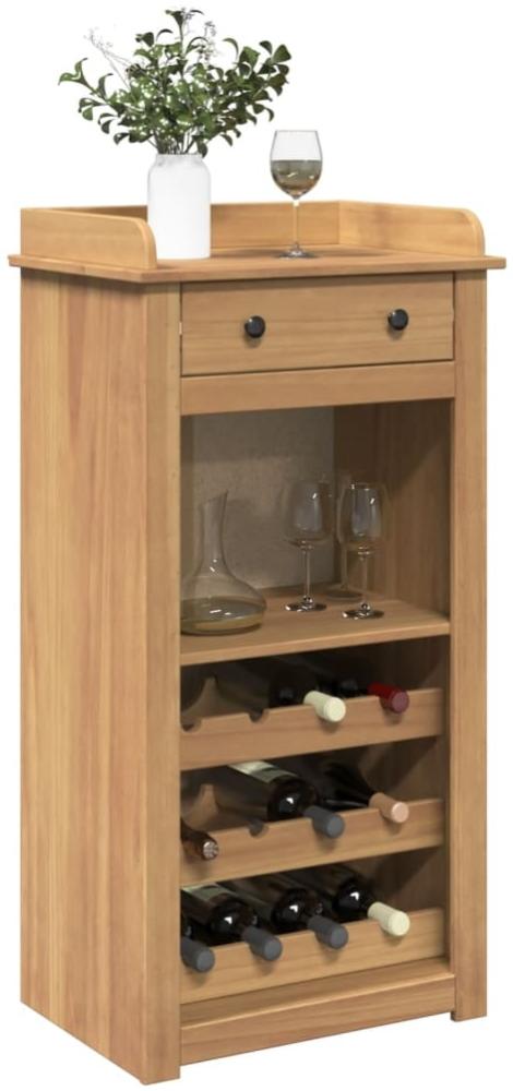 vidaXL Weinschrank Panama 57x40x111,5 cm Massivholz Kiefer 4016390 Bild 1