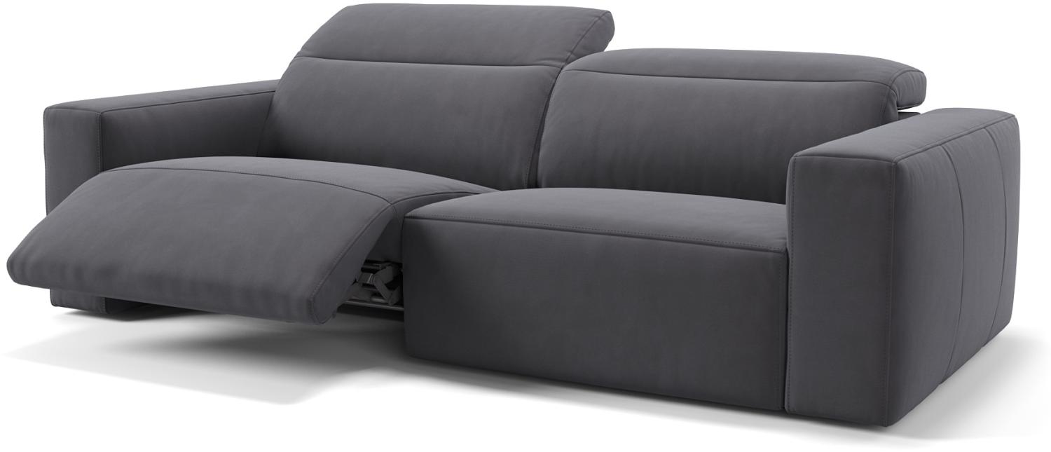 Sofanella 3-Sitzer LENOLA Stoff Stoffsofa Designersofa in Dunkelgrau S: 216 Breite x 109 Tiefe Bild 1