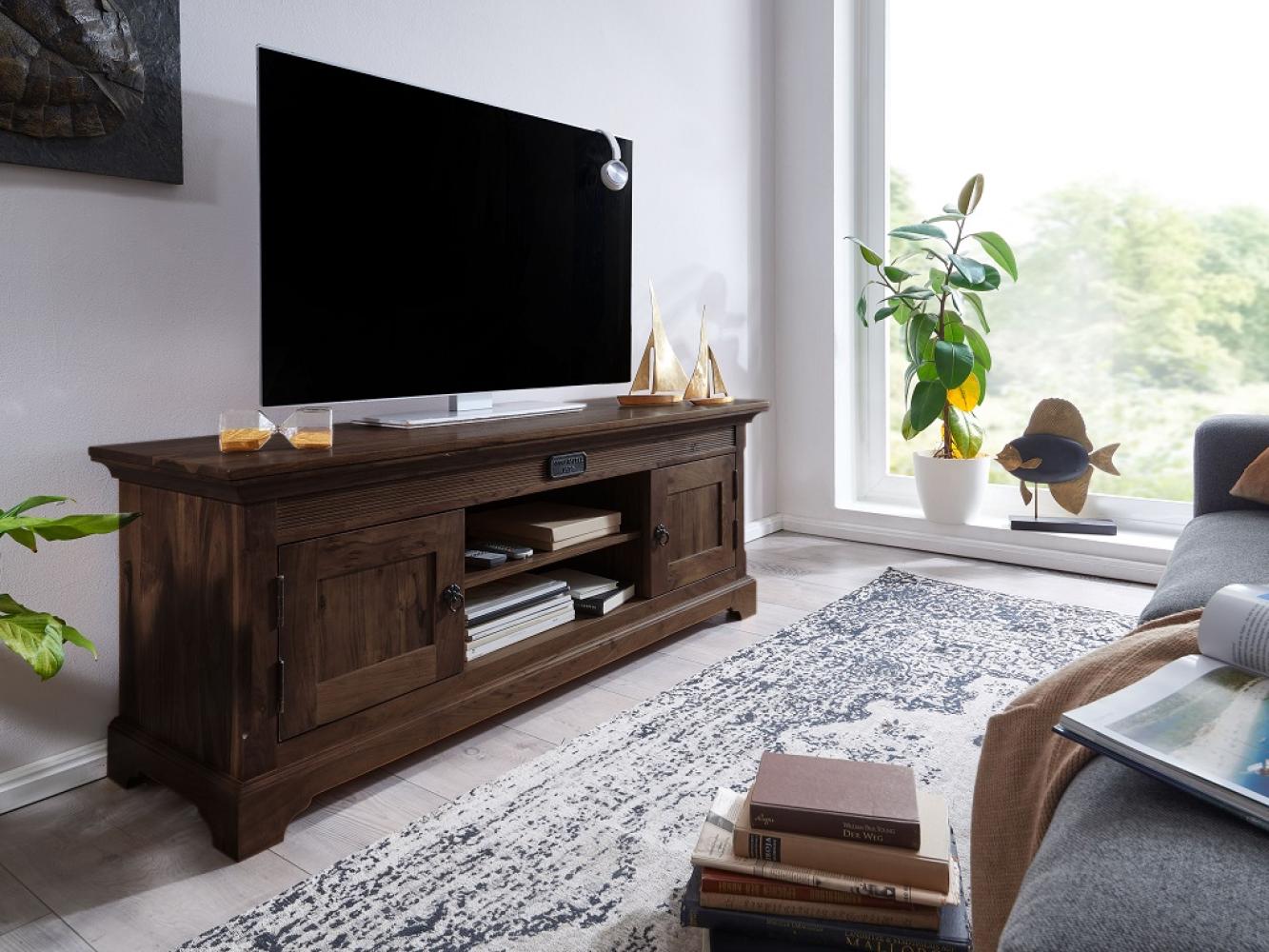 TV Element 145x56 cm 'Kansas' Akazie kolonialfarbig Bild 1
