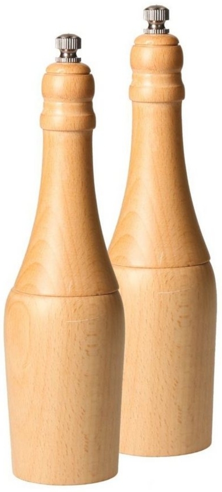 elasto Gewürzstreuer Salz und Pfeffermühlen Set "Duo" natur Bild 1