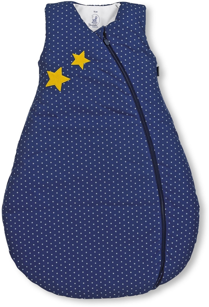 Sterntaler Schlafsack für Kleinkinder, Ganzjährig, Wärmeregulierung, Reißverschluss, Größe: 110, Stanley, Blau Bild 1