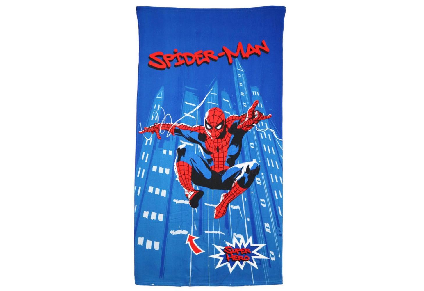 MARVEL Strandtuch Marvel Spiderman Mikrofaser Badetuch XL 70x140 cm Bild 1