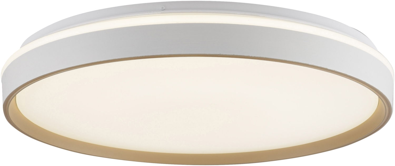 JUST LIGHTLED-Deckenleuchte 14278-39, 34W, CCT, 4600lm, IP20, weiß/sand Bild 1