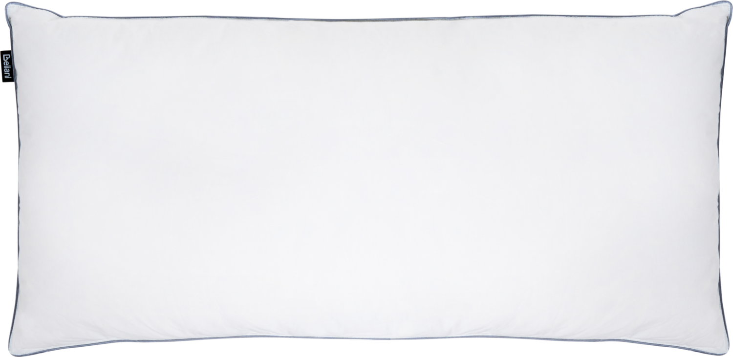 3-Kammer-Kopfkissen TEIDE Hoch Entenfedern und Daunen 40 x 80 cm Weiß Bild 1