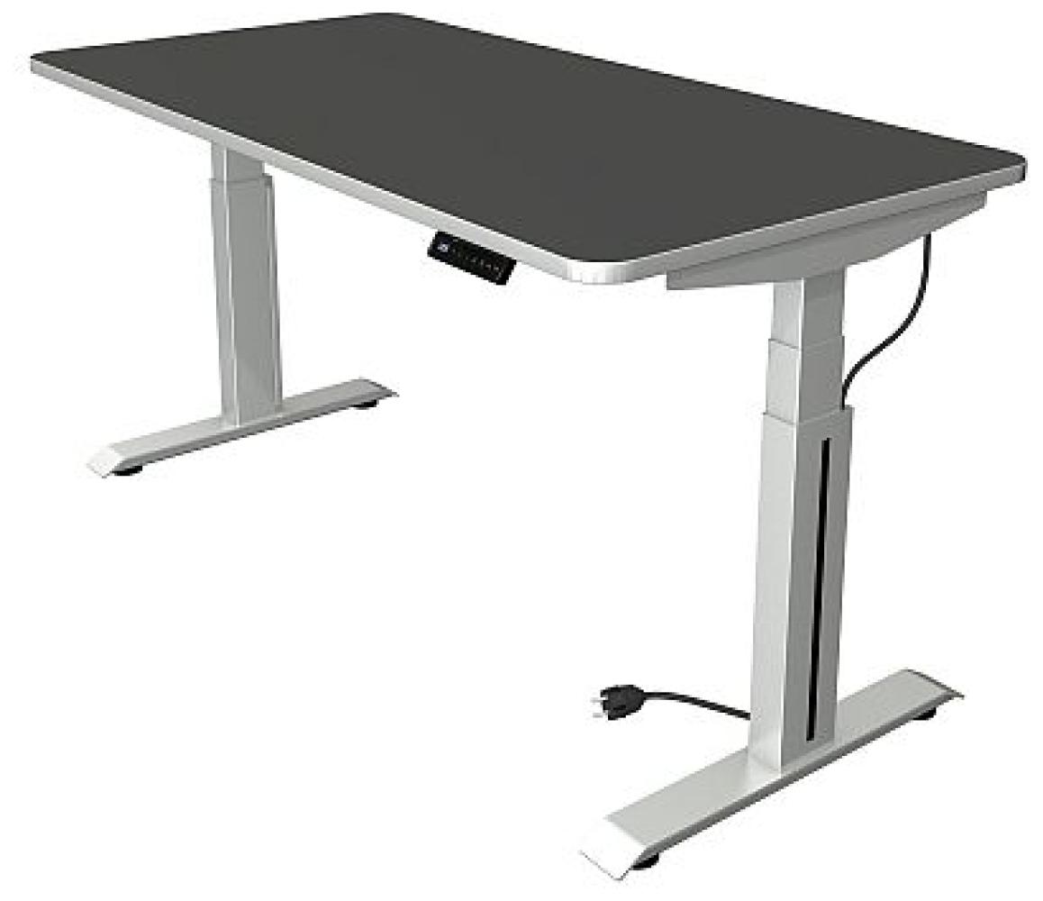 Kerkmann 10010610 Schreibtisch- Stehtisch Move Professional 1600 x 800 mm elektrisch höhenverstellbar Weiß Bild 1