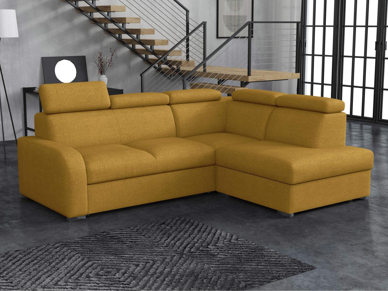 Ecksofa Apollo 2rRLXp mit Einstellbare Kopfstützen (Farbe: Crown 10, Seite: Rechts 2R+R+LXP) Bild 1