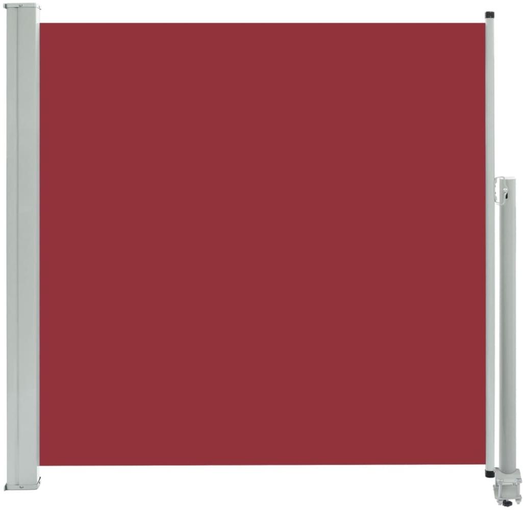 vidaXL Ausziehbare Seitenmarkise 160x300 cm Rot 48351 Bild 1