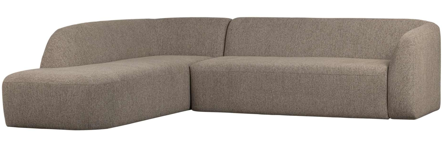 Ecksofa Sloping, Links, Braun Bild 1