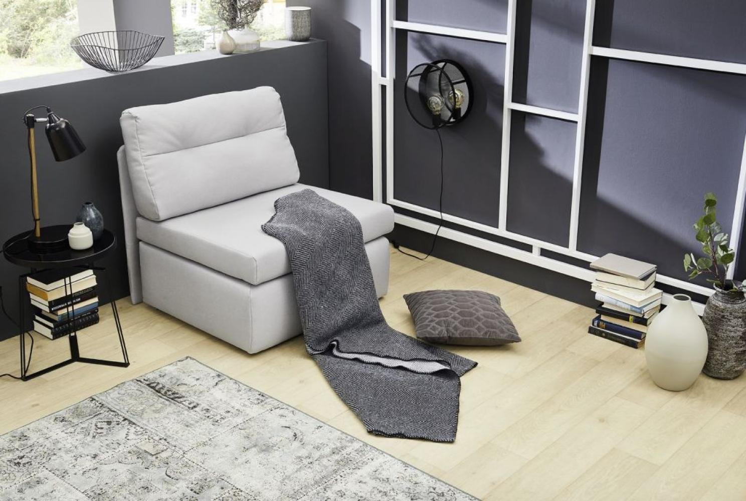 Sessel mit Funktion TUNIS in hellgrau Bild 1